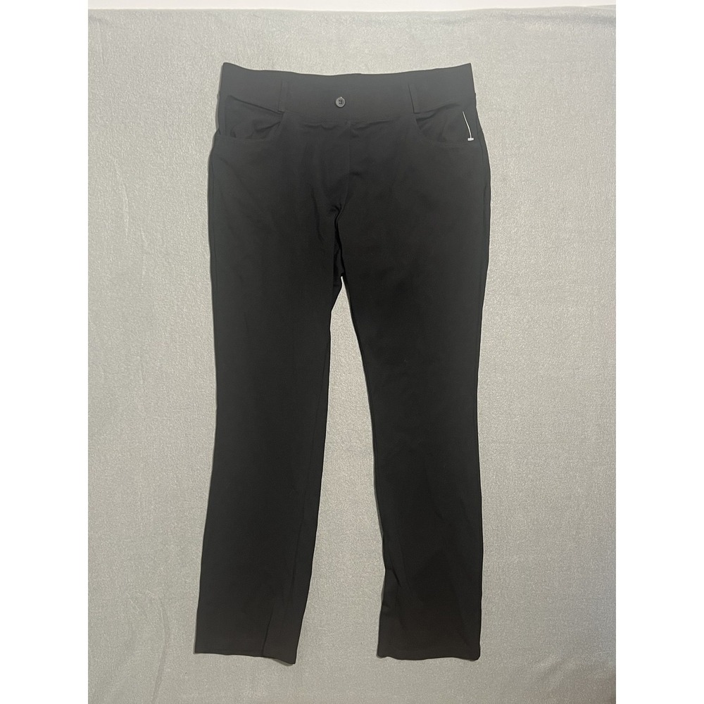 Willit Men's XL Performance Dress Pants Black Flat Front Stretch 31 Inseam
